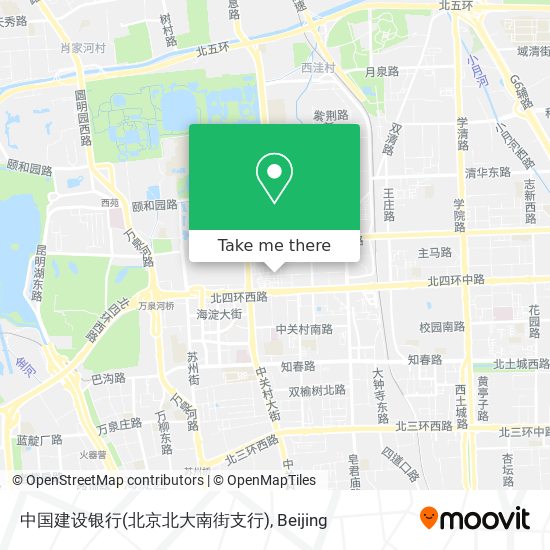 中国建设银行(北京北大南街支行) map