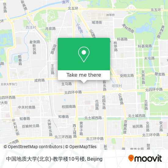 中国地质大学(北京)-教学楼10号楼 map
