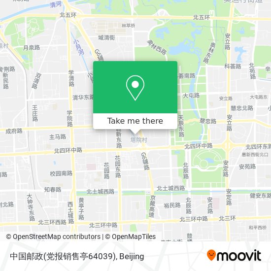 中国邮政(党报销售亭64039) map