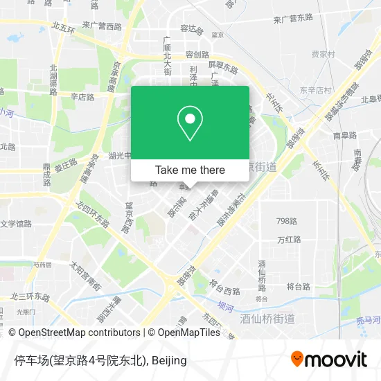 停车场(望京路4号院东北) map