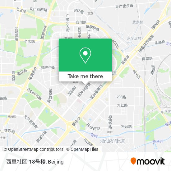西里社区-18号楼 map