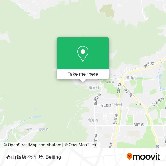 香山饭店-停车场 map