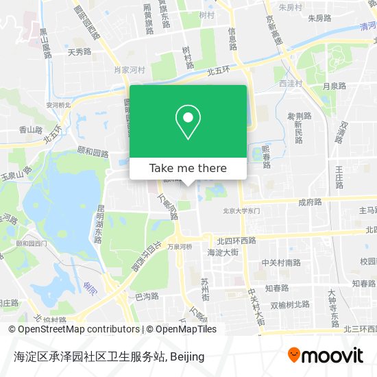 海淀区承泽园社区卫生服务站 map