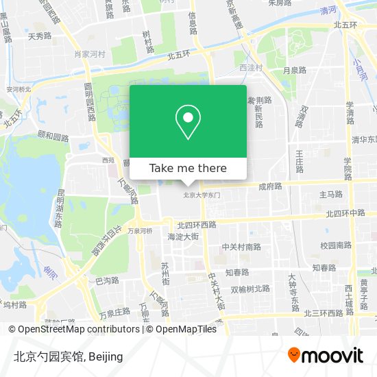 北京勺园宾馆 map