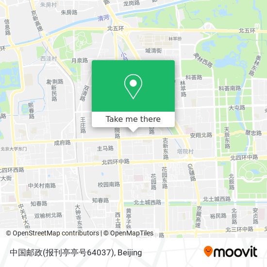 中国邮政(报刊亭亭号64037) map