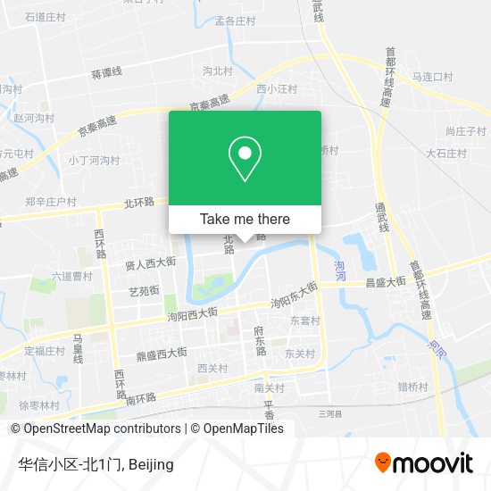 华信小区-北1门 map