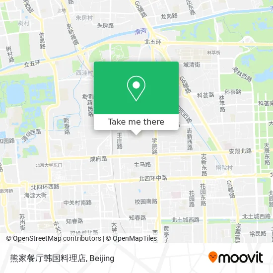熊家餐厅韩国料理店 map