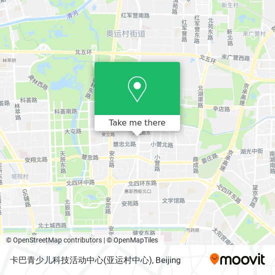 卡巴青少儿科技活动中心(亚运村中心) map