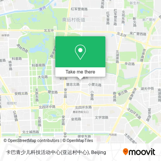卡巴青少儿科技活动中心(亚运村中心) map