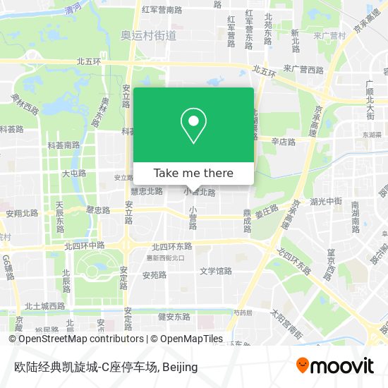 欧陆经典凯旋城-C座停车场 map