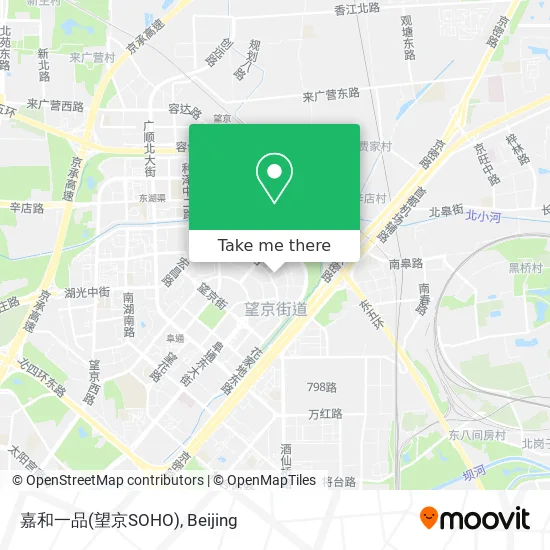 嘉和一品(望京SOHO) map