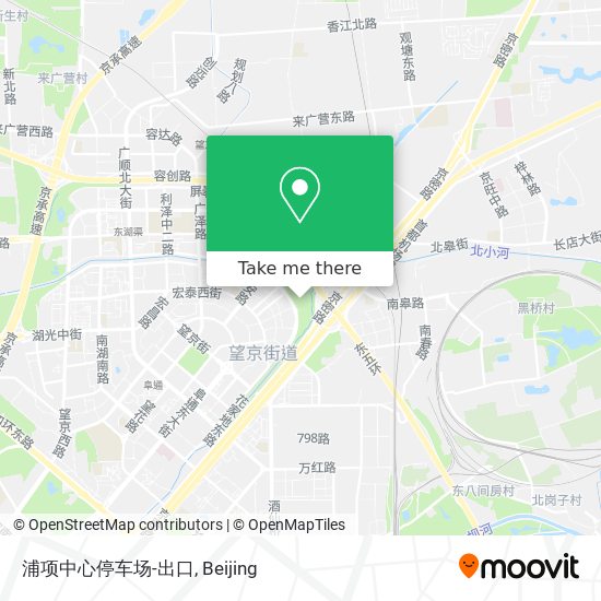 浦项中心停车场-出口 map