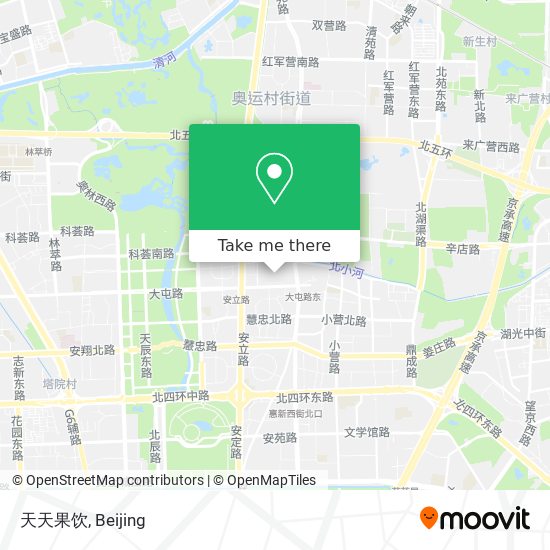 天天果饮 map
