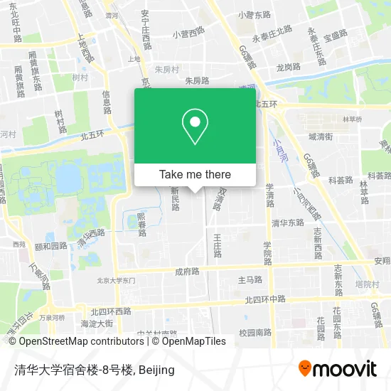 清华大学宿舍楼-8号楼 map