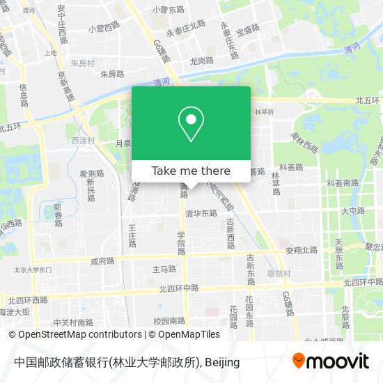 中国邮政储蓄银行(林业大学邮政所) map