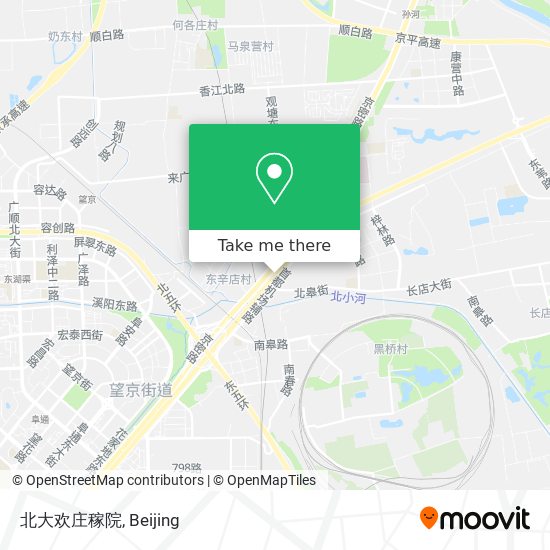 北大欢庄稼院 map
