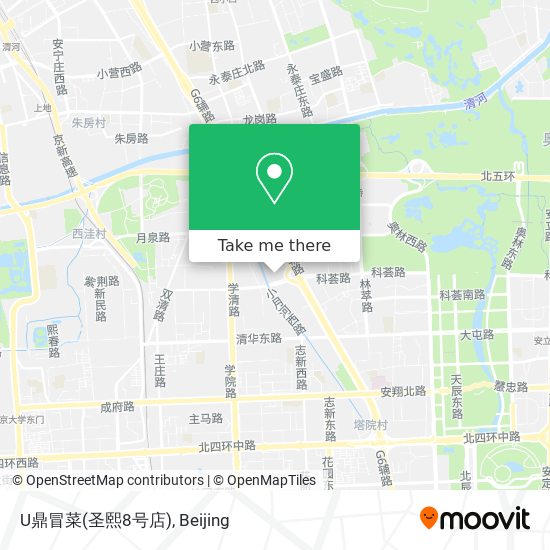 U鼎冒菜(圣熙8号店) map