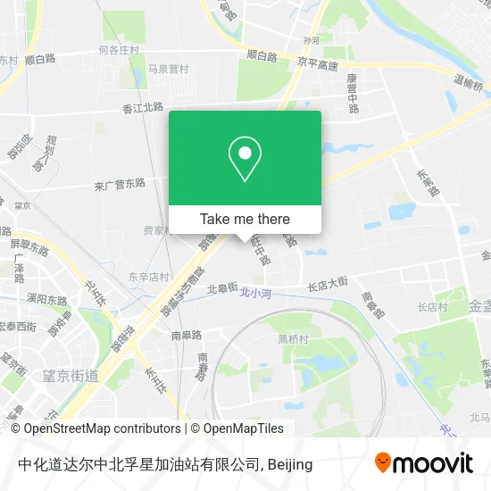 中化道达尔中北孚星加油站有限公司 map