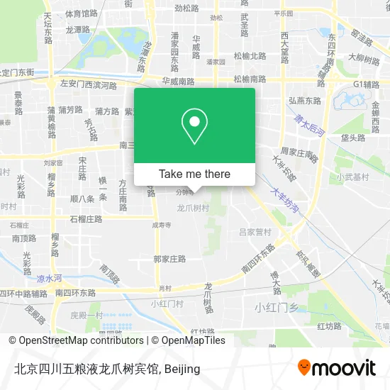 北京四川五粮液龙爪树宾馆 map