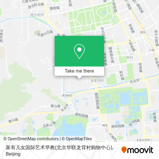 家有儿女国际艺术早教(北京华联龙背村购物中心) map