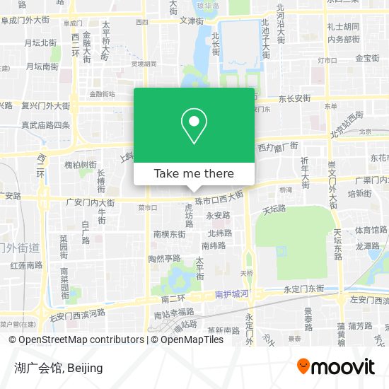 湖广会馆 map