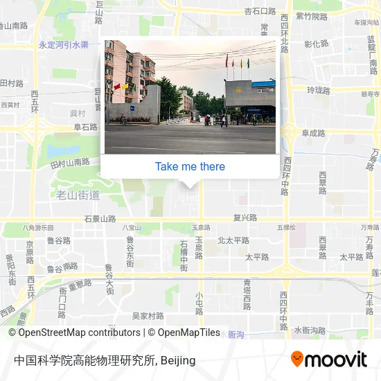 中国科学院高能物理研究所 map