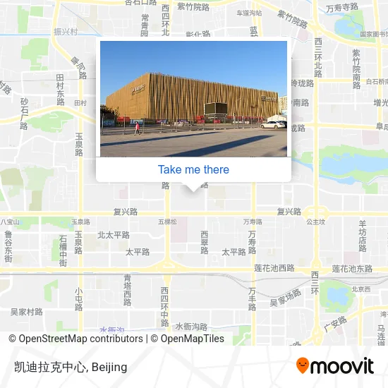 凯迪拉克中心 map