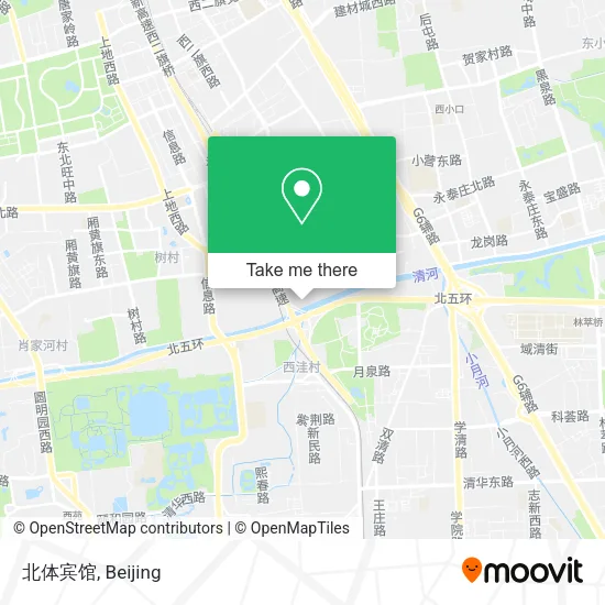 北体宾馆 map