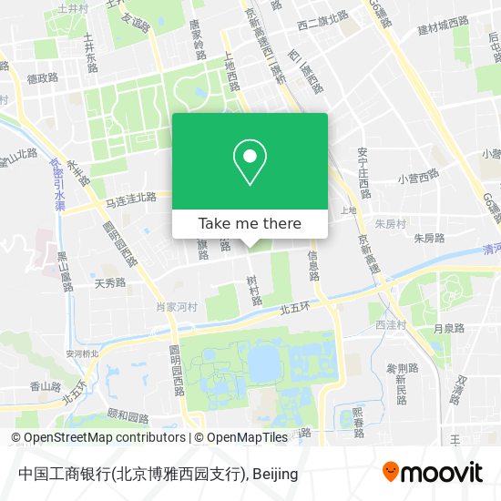 中国工商银行(北京博雅西园支行) map