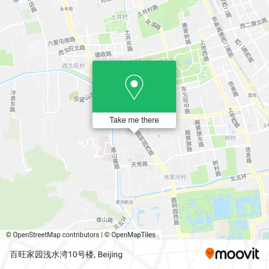 百旺家园浅水湾10号楼 map
