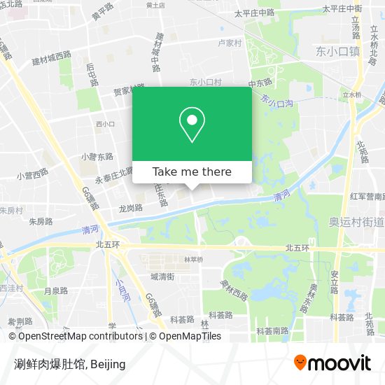 涮鲜肉爆肚馆 map