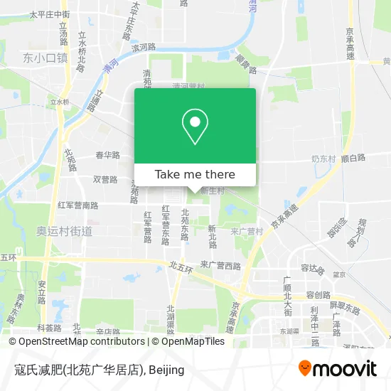 寇氏减肥(北苑广华居店) map