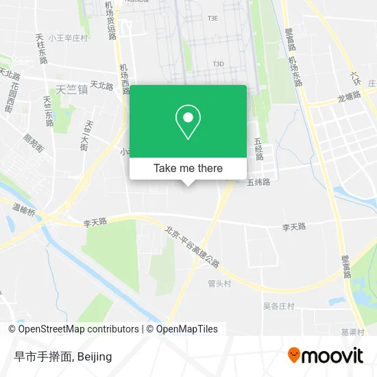 早市手擀面 map