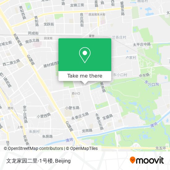 文龙家园二里-1号楼 map