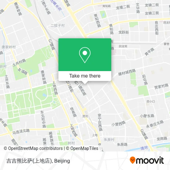 吉吉熊比萨(上地店) map