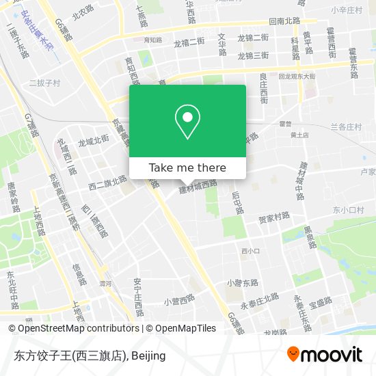 东方饺子王(西三旗店) map