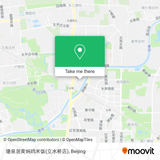 珊泉居黄焖鸡米饭(立水桥店) map