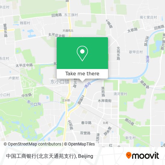 中国工商银行(北京天通苑支行) map