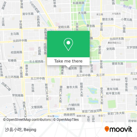 沙县小吃 map