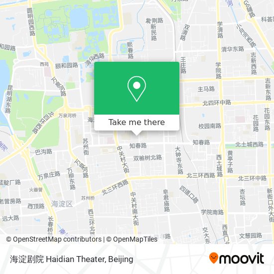 海淀剧院 Haidian Theater map