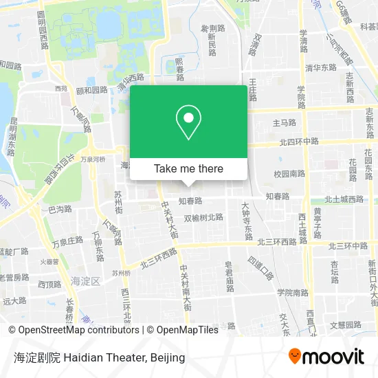 海淀剧院 Haidian Theater map