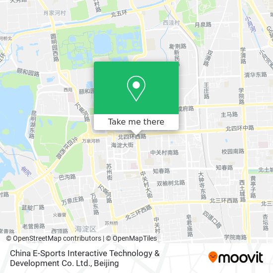 China E-Sports Interactive Technology & Development Co. Ltd. map