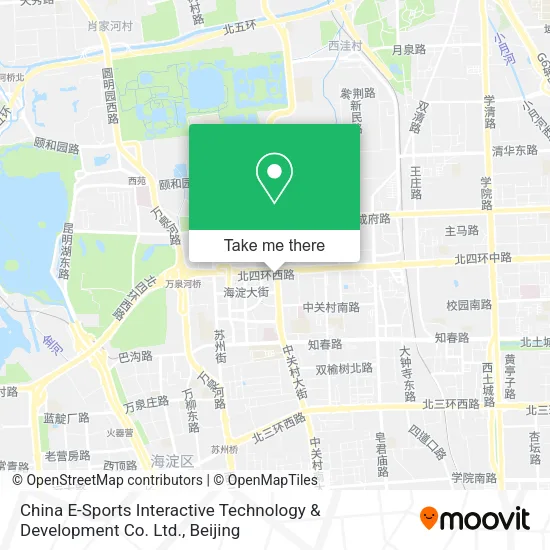 China E-Sports Interactive Technology & Development Co. Ltd. map
