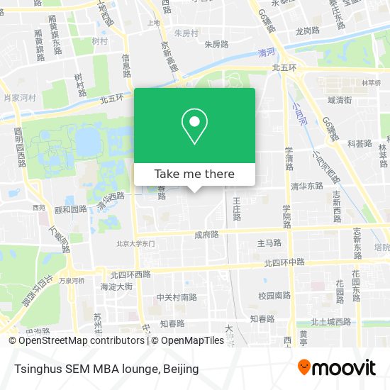 Tsinghus SEM MBA lounge map