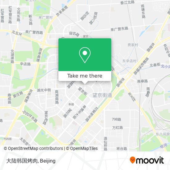 大陆韩国烤肉 map