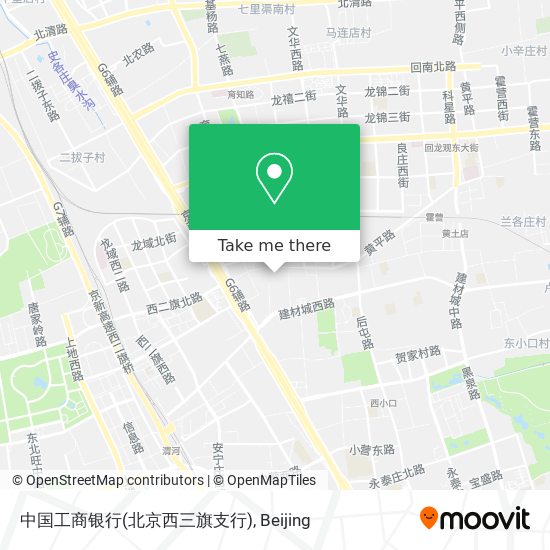 中国工商银行(北京西三旗支行) map
