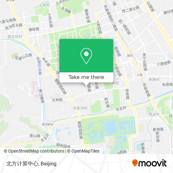 北方计算中心 map