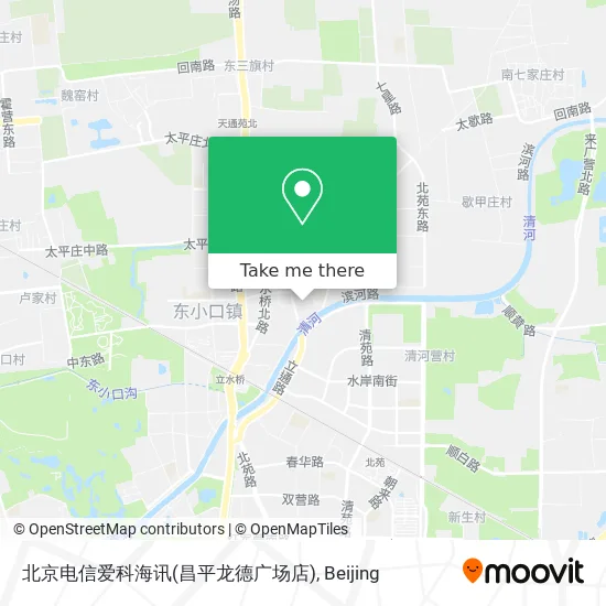 北京电信爱科海讯(昌平龙德广场店) map