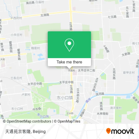 天通苑京客隆 map