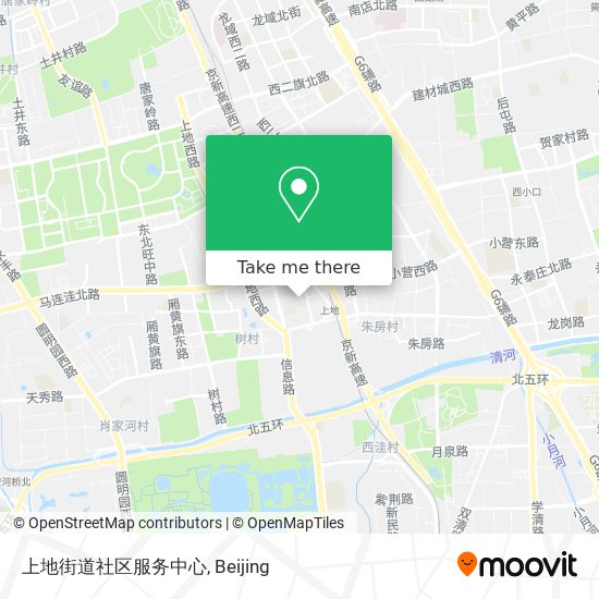 上地街道社区服务中心 map